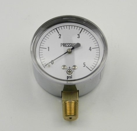 0-5 PSI Diaphragm test gauge 1/4