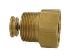 3/4" MPT x 3/4" FPT 28 GPM Excess Flow Valve, Brass