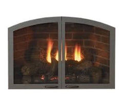 Arch Doors for 32" Fireplace Stainless Steel