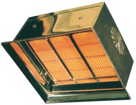 60M BTU Milivolt Infrared LP heater standing pilot w/tstat