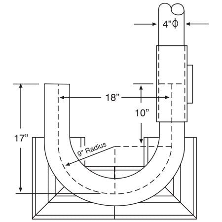 U tube conversion for Enerco low intensity tube heaters