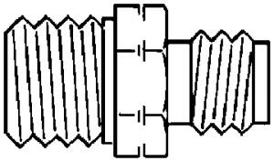 3/8" MPT x 9/16" MLH Thread