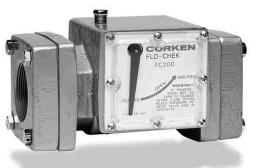 3 FPT flo indicator and hori- zontal swing check valve