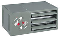 100K BTU Low Profile LP Heater Unit Modine - Alum