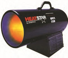 35M BTU Forced Air Heater, Piezo Ignition, 10'LP Hose
