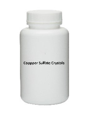 CRYSTALS-COPPER SULFATE 2 OZ Bottle 8B