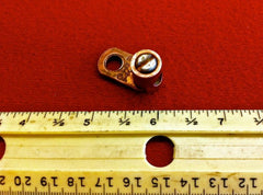 Copper anode lug for attaching anode to tank