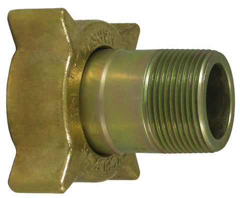 2 1/4 female acme X 1 1/4 MPT vapor coupling brass/nipple st