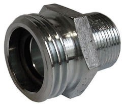 1 3/4 M acme x 1 1/4 MPT steel adaptor