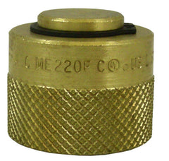 1 1/4 F ACME Brass Cap for forklift and vapor return