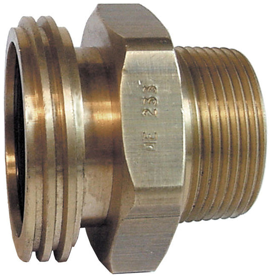 2 1/4 M acme x 1 1/4 MPT adap brass