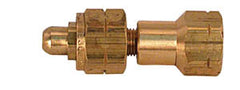CGA 555 F swivelxFPOL adaptor for liquid valve ME301   ME306