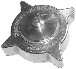 3 1/4" Facme brass seal cap with knob plug