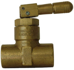 1/2x1/2 quick acting shut off valve with locking handle
