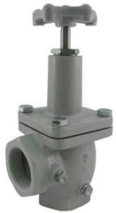 1 1/4 FNPT full flow angle valve