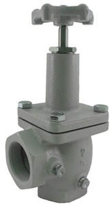 3" FNPT Full Flow Angle Valve w/EZ Turn Handle Assy.