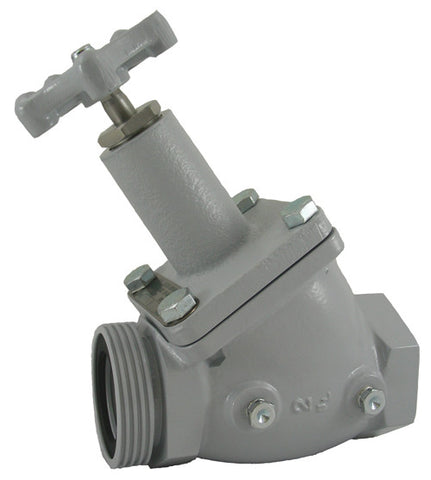 1 1/4 FNPT x 1 3/4 M acme full flow globe valve