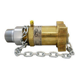 Double Back Check Valve 1-3/4" M.Acme x 1-1/4" MNPT Cap Chain