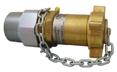 Double Back Check Valve 3-1/4" M.Acme x 3" MNPT Cap Chain