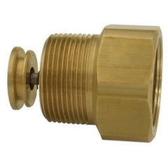 2" FPT x 2" MPT 105 GPM Excess Flow Valve, Brass