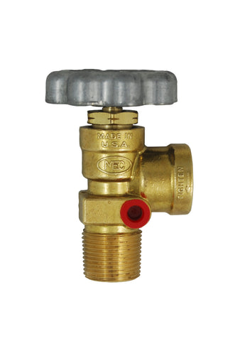 3/4"xFPOL brass service valve no relief, no diptube * C600H