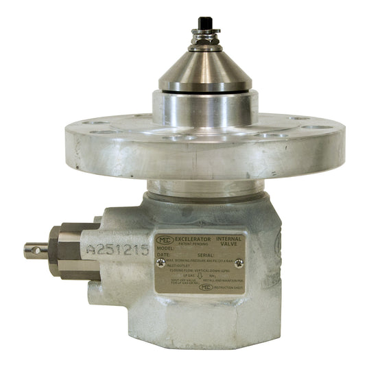 3" flng x 3" NPT strt thrgh intrnl vlv 400 GPM w rtry actr