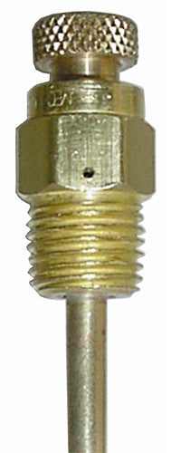 1/4 MPT liquid level vent gaug bleeder valve w/ 5.4" dip tube