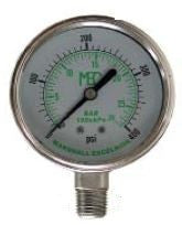 0-5 PSI dry pressure gauge 1/4