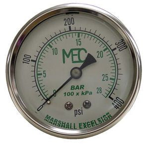 0-400 PSI SS pressure gauge 2