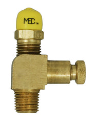 1/4" MPT bleeder elbow with hydrostatic relief valve*brass