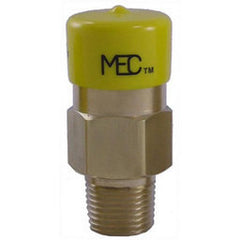 1/2" MPT 250 PSI ASME external brass relief valve, 203 SCFM