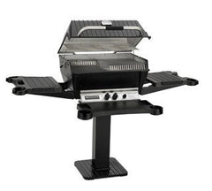 Premium Grill Head Large,Black with SS Grids*Flare Buster*LP
