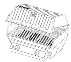 Broilmaster Premium Grill Head Black*LP,Infrared*No shelving