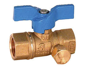 1/2 MFLxMFL side pressure tap Ball Valve (12 per box)