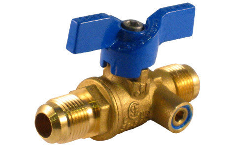 3/8 MFLxMFL side pressure tap Ball Valve (12 per box)