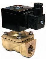 12 V DC solenoid valve 1/2 FPT 312 PSI max