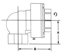 SMAC 1 1/4 90 deg swivel U.L. Listed swivel joint not for NH