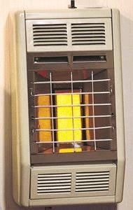 Empire 10M BTU radiant heater with thermostat natural gas