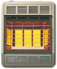 Empire 18M BTU radiant vent free heater thermostat propane
