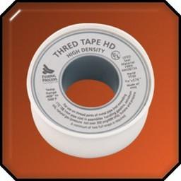 1/2 x 520' spool - thread seal fulldensity yellow teflon tape