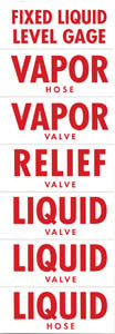 Vapor/Relief/Liquid decal