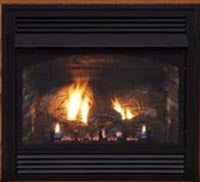 26" Vail VF Fireplace 10M BTU Milivolt, Remote Ready, NG