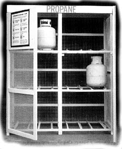 20lb Cylinder Exchange Cabinet ** LOW PROFILE **