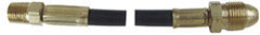 PIGTAIL-RUBBER EX FLO POL X 1/4" MPT TUBE 15" LENGTH