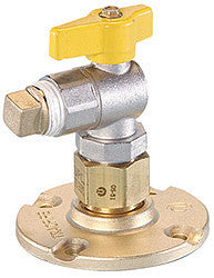 FITTING-AUTOFLARE VALVE 3/4" 90 DEG W/BRASS FLG