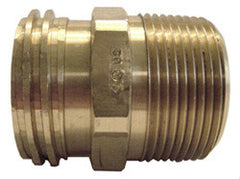 ADAPTER-1-1/4" ML ACME X 3/4" MPT X 3/8" FPT BRASS