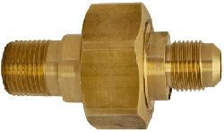 UNION-DIELECTRIC 1/2" MPT X 5/8" ML FLARE BRASS