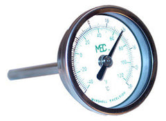 THERMOMETER-2" DIAL SS 1/2" MPT 4" PROBE