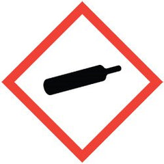 DECAL-CUSTOM COMPRESSED GAS PICTOGRAM 10-3/4" X 10-3/4"